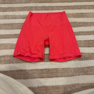 Lululemon pink biker short